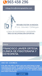Mobile Screenshot of clinicafisioterapiaelche.com